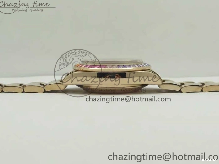 1230 Daytona 116595RBOW RG Rainbow Crystal BLF Best Edition Black Dial on RG Bracelet A RelaxedFit 3353